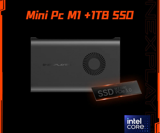 Мини-компьютер - OneXPlayer M1 -  Mini PC with intel Core Ultra 9 185H+512GB